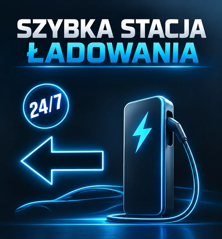 Szybka stacja ładowania pojazdów elektrycznych Stay-GO